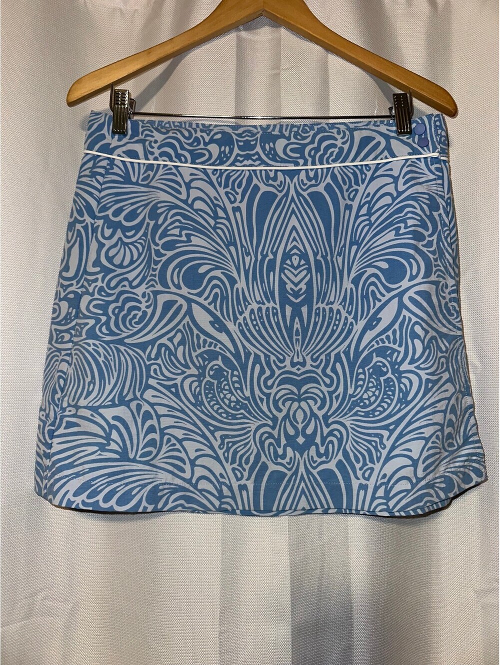 VTG Patagonia ButtonOut Boardie Outdoor Hiking Snap Skirt 8